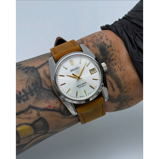 Custom Seiko Mod • Silver Gold King Seiko • 36mm